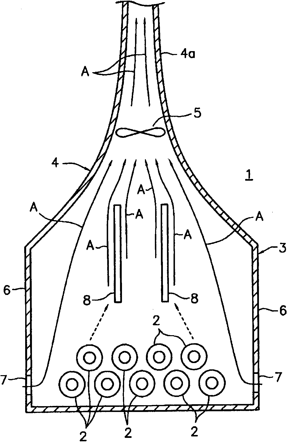 Hot radiator storing yard generating-apparatus