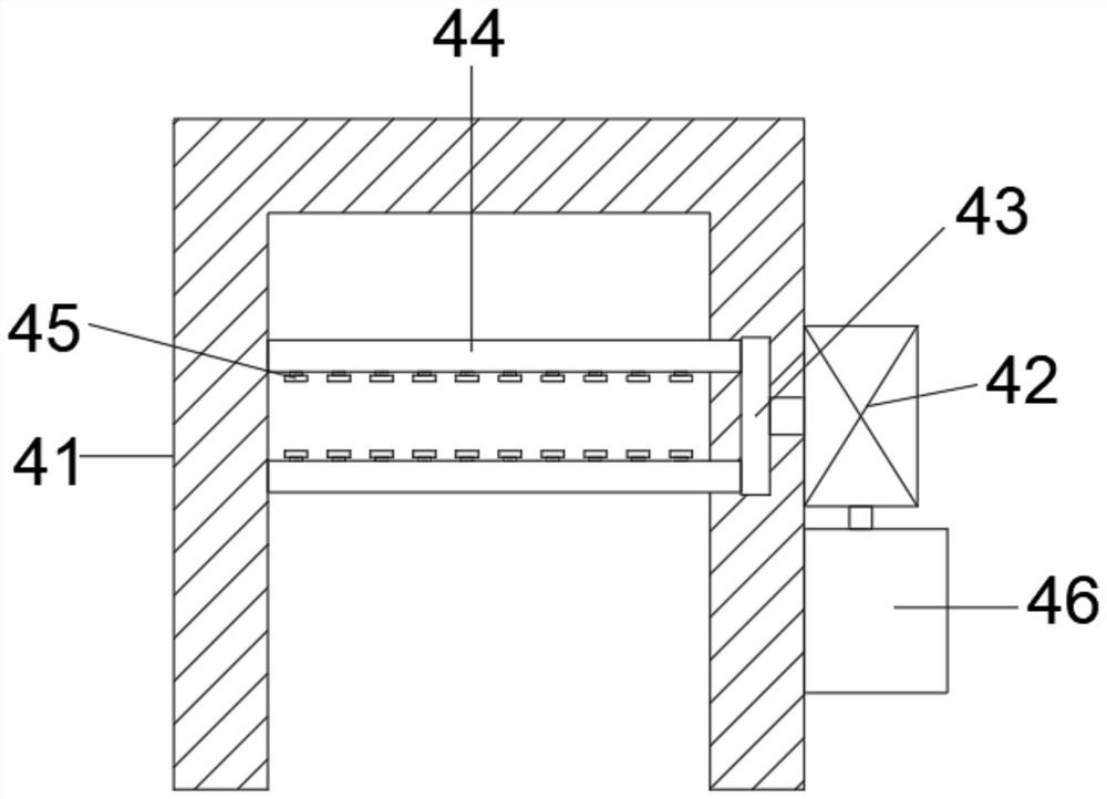 Ironing device for rayon gray fabric processing and using method thereof