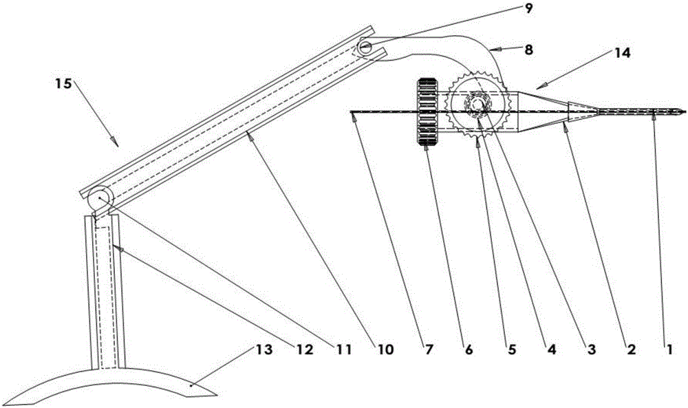 Catheter pushing device