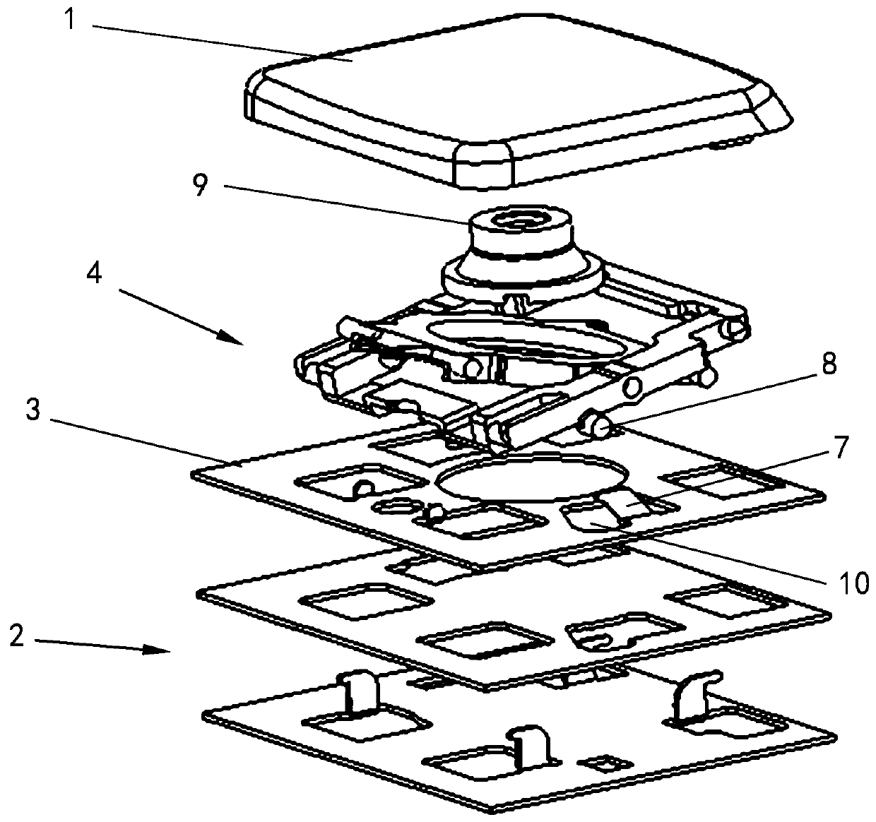 Key mechanism and electronic equipment