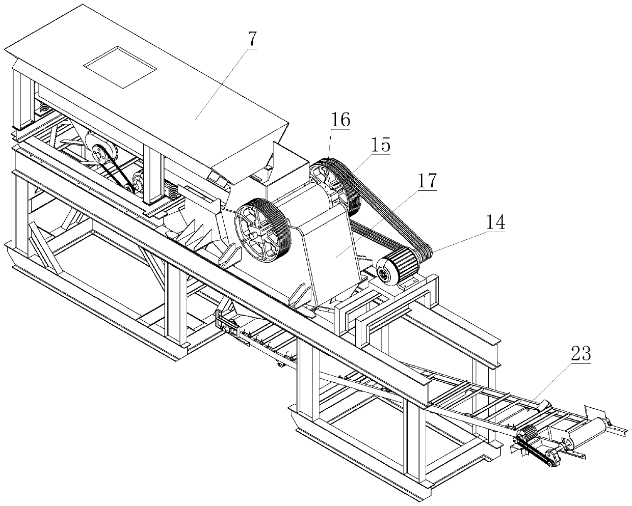 Method for preparing novel sintered brick from construction waste