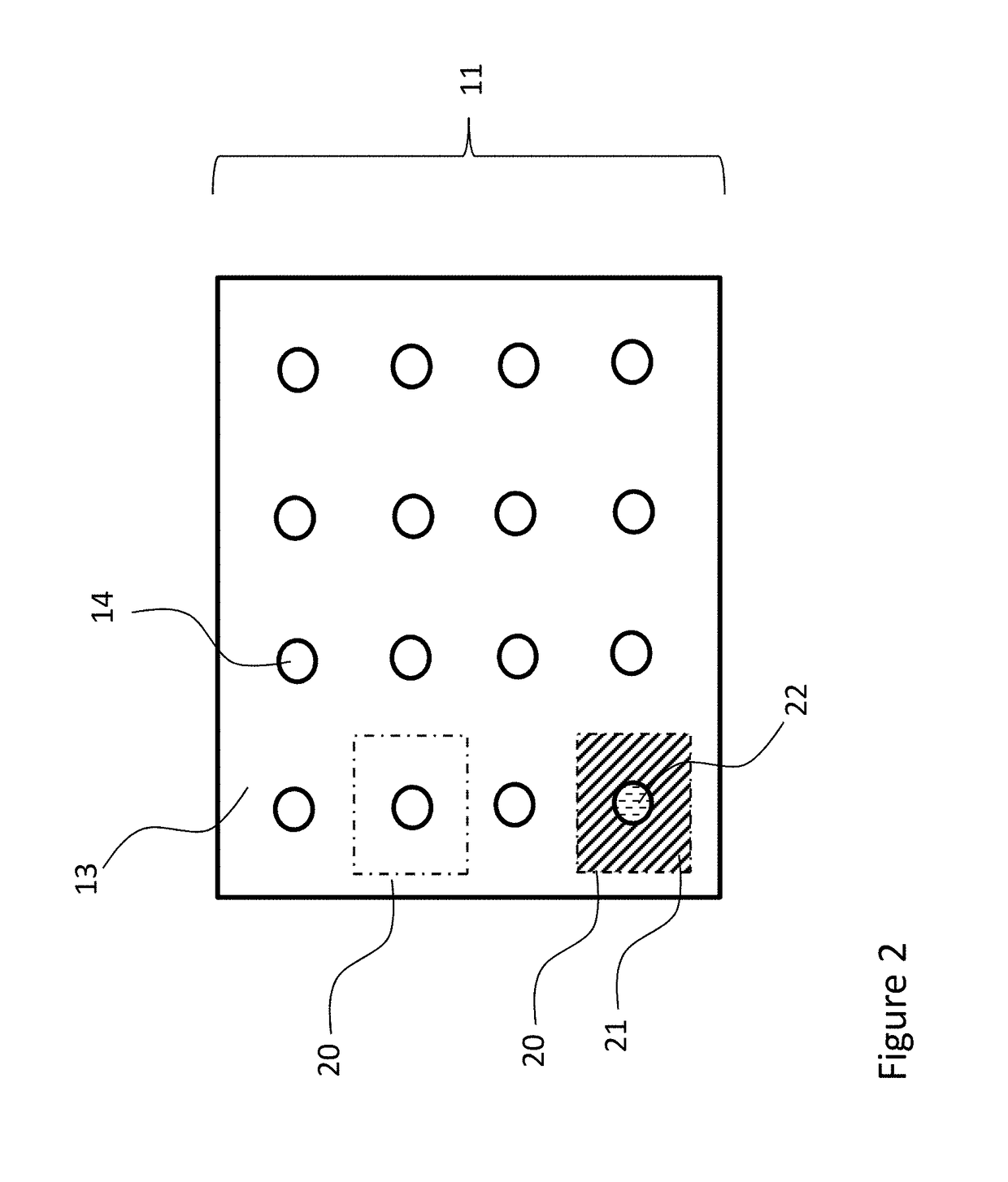 Transparent display including a screen with patterned light deflective elements