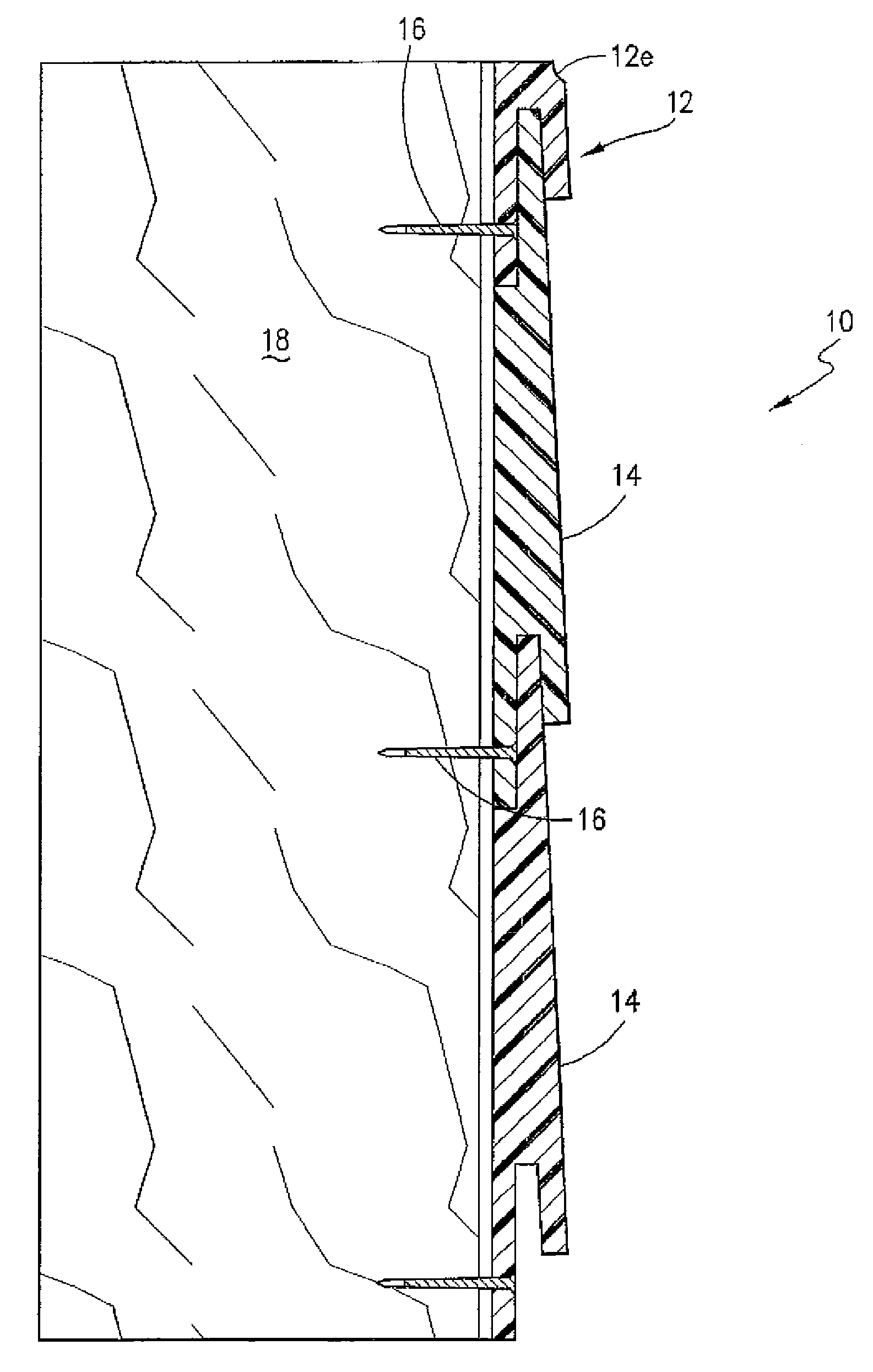 Building exterior panels and method