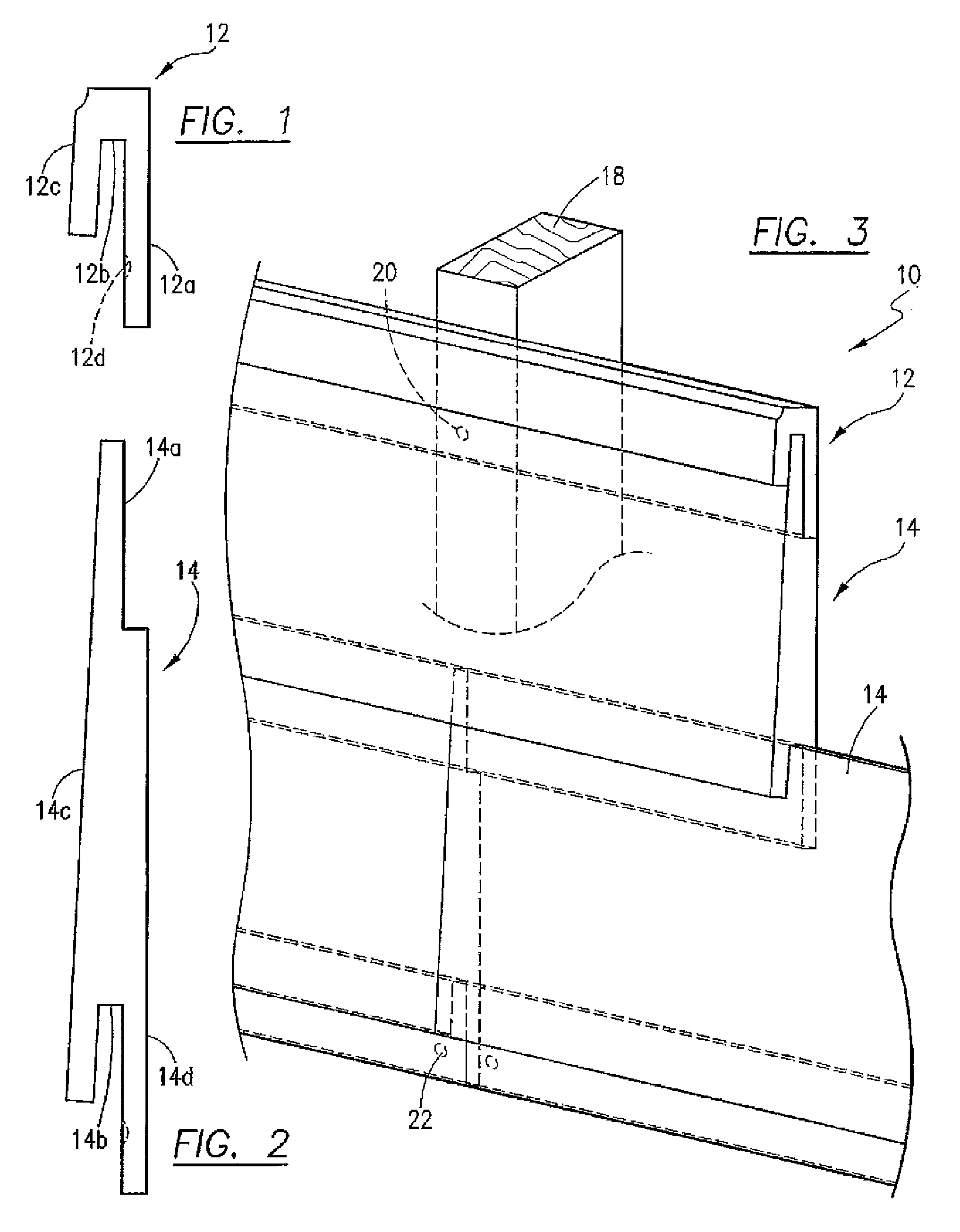 Building exterior panels and method