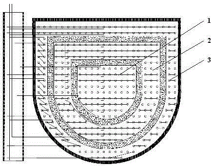 Solar heat storage device across seasons