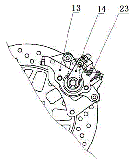 A mechanical-hydraulic hybrid braking system for motorcycles