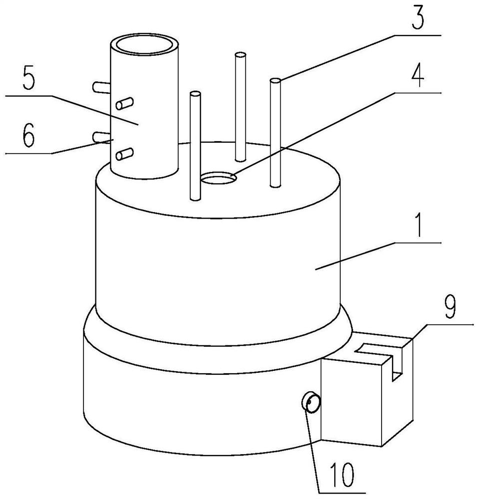 Electric melting plasma moment composite furnace device and method thereof for treating dangerous waste materials