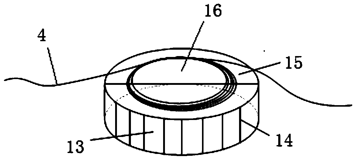 Optical fiber interference device and method