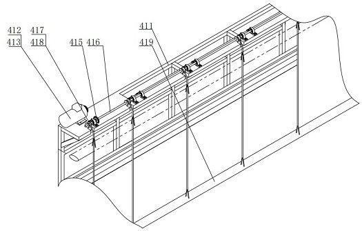 Automatic film coating type aerobic fermentation device and using method thereof