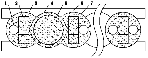 Construction method of occlusion pile of full reinforcement pile