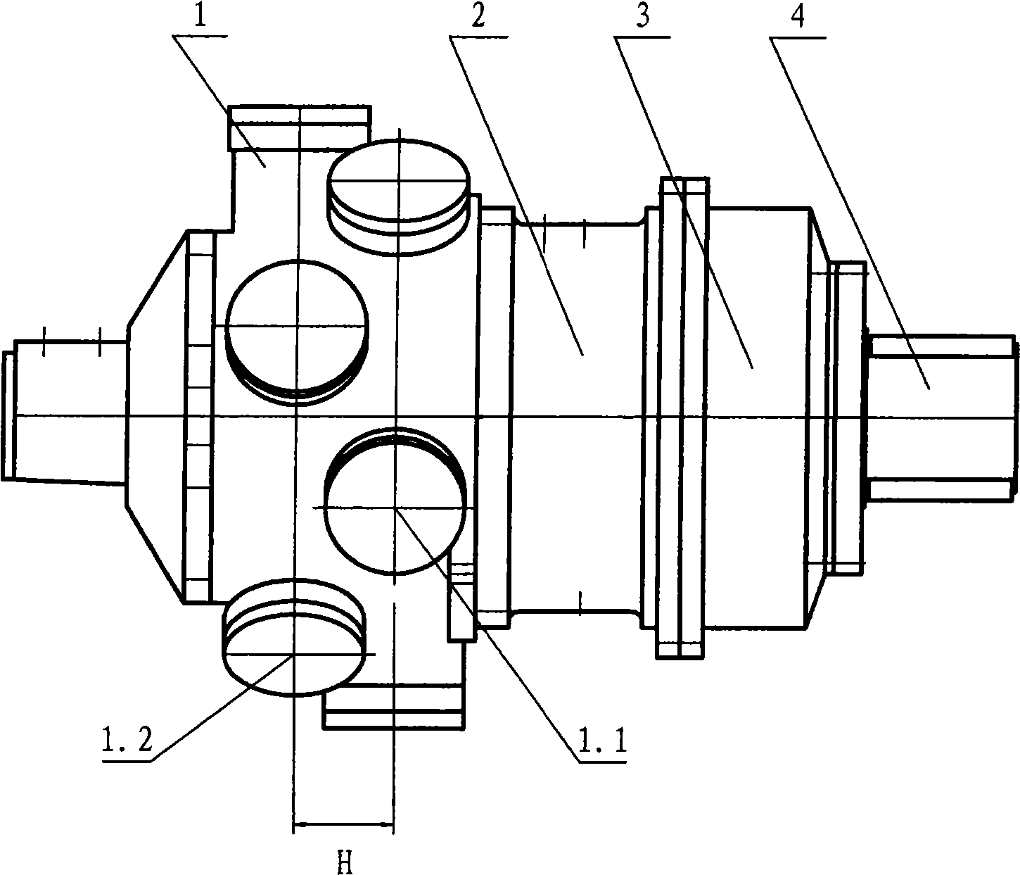 High-power hydraulic transmission