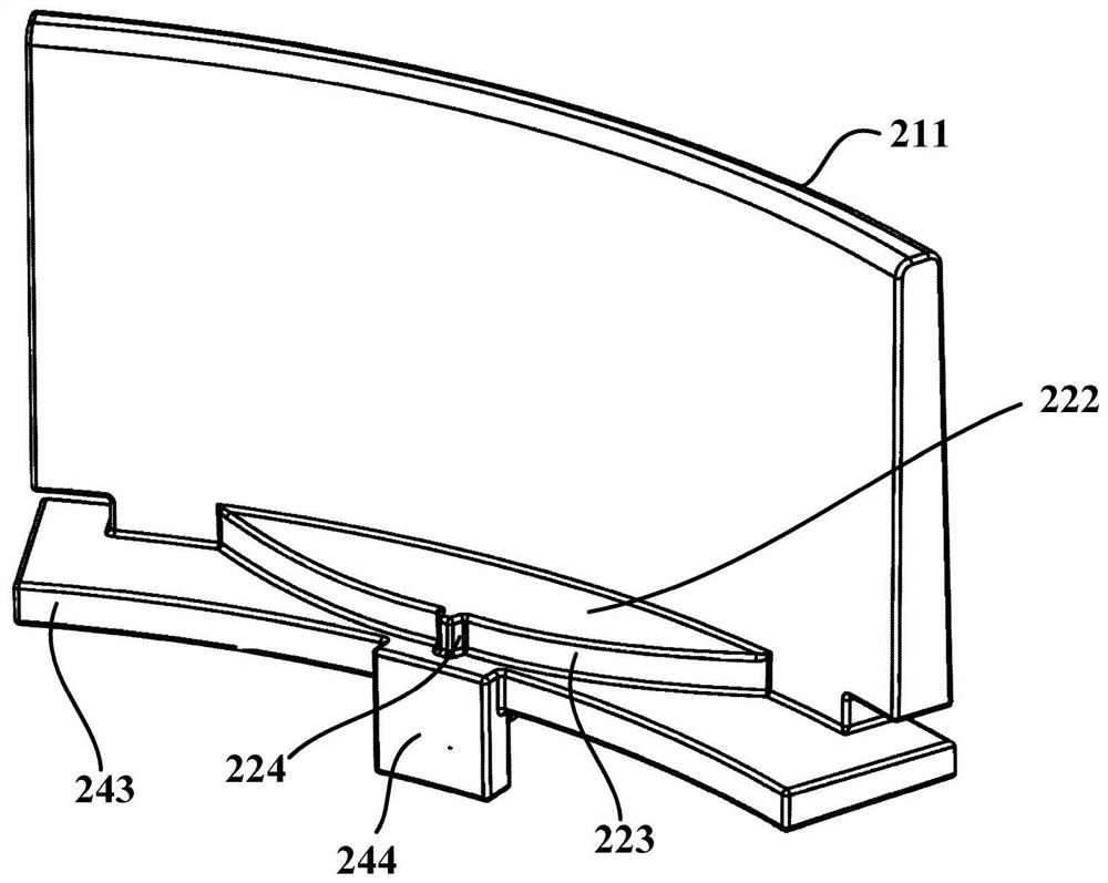 Air supply device for refrigerating and freezing device and refrigerating and freezing device