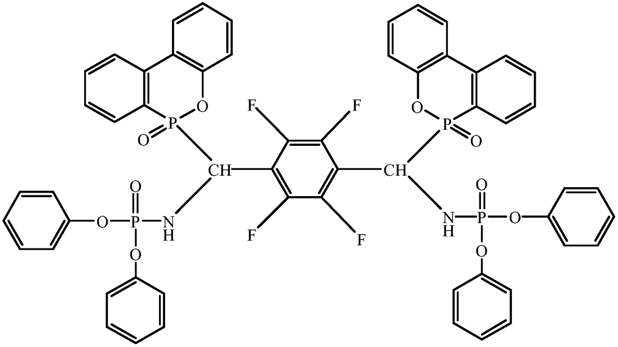 A kind of flame retardant with high phosphorus content and preparation method thereof