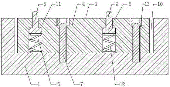 A low pressure injection mold