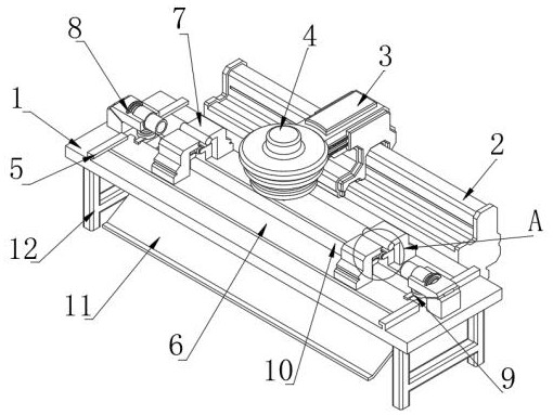 Metal rod welding device for fitness equipment production