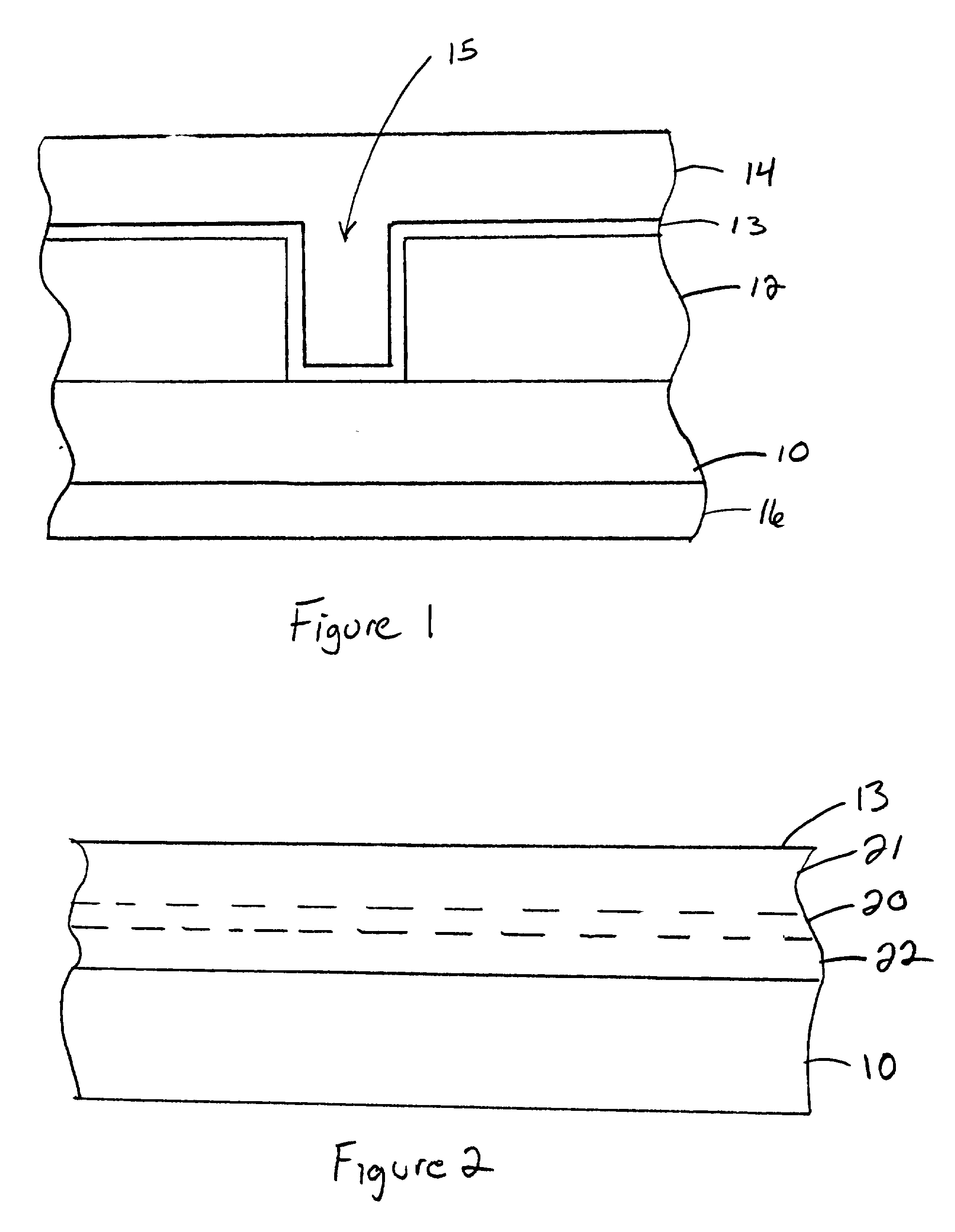 Plasma enhanced liner