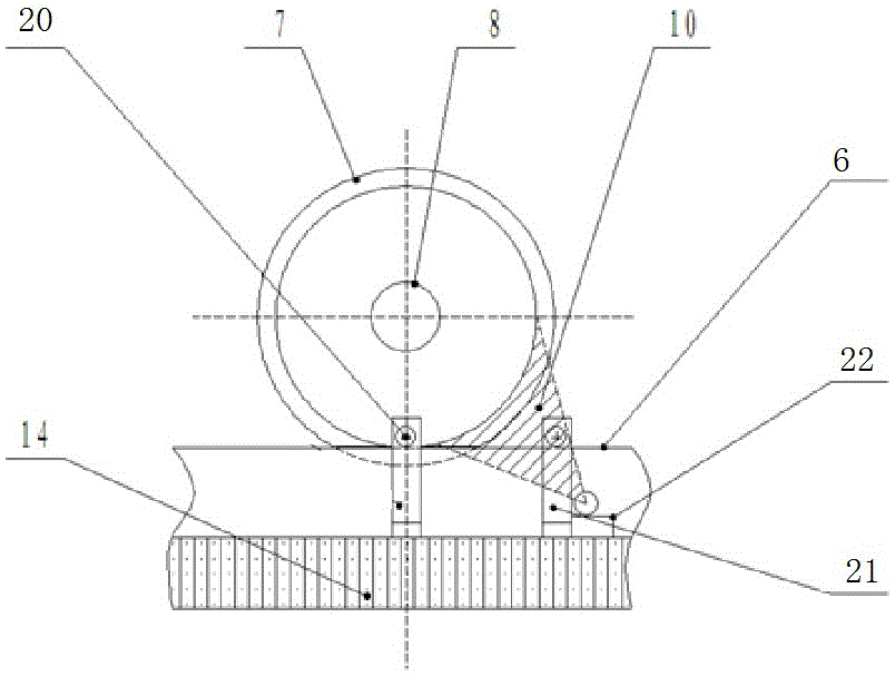 System for detecting online state of high speed passenger train wheel sets