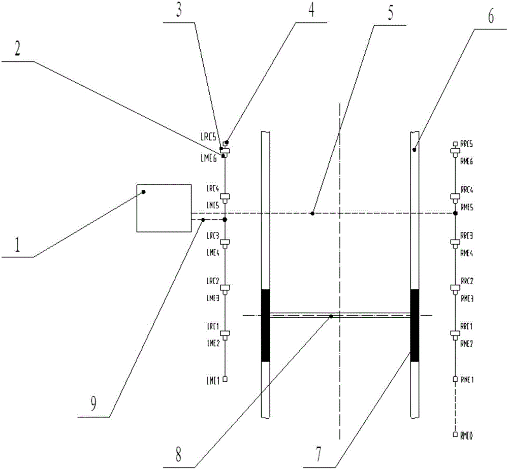 System for detecting online state of high speed passenger train wheel sets