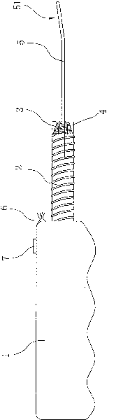 Candle extinguishing device