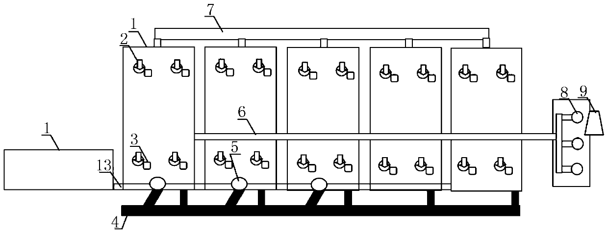 Automatic feeding device for drilling fluid circulating tank