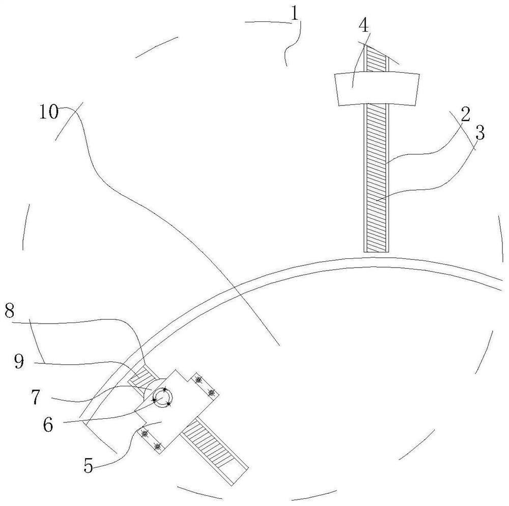 A kind of bearing ring inner surface grinding device for bearing processing and manufacturing