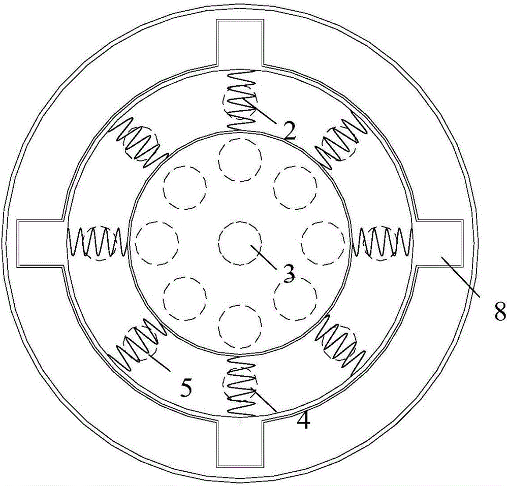 Multidirectional rolling type vibration absorption damper