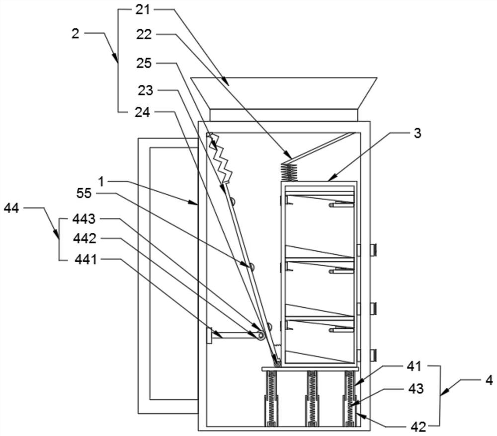 Urine stratified sampler convenient to take and place for nephrology department