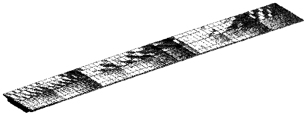 Bridge jacking automatic monitoring method based on lofting robot