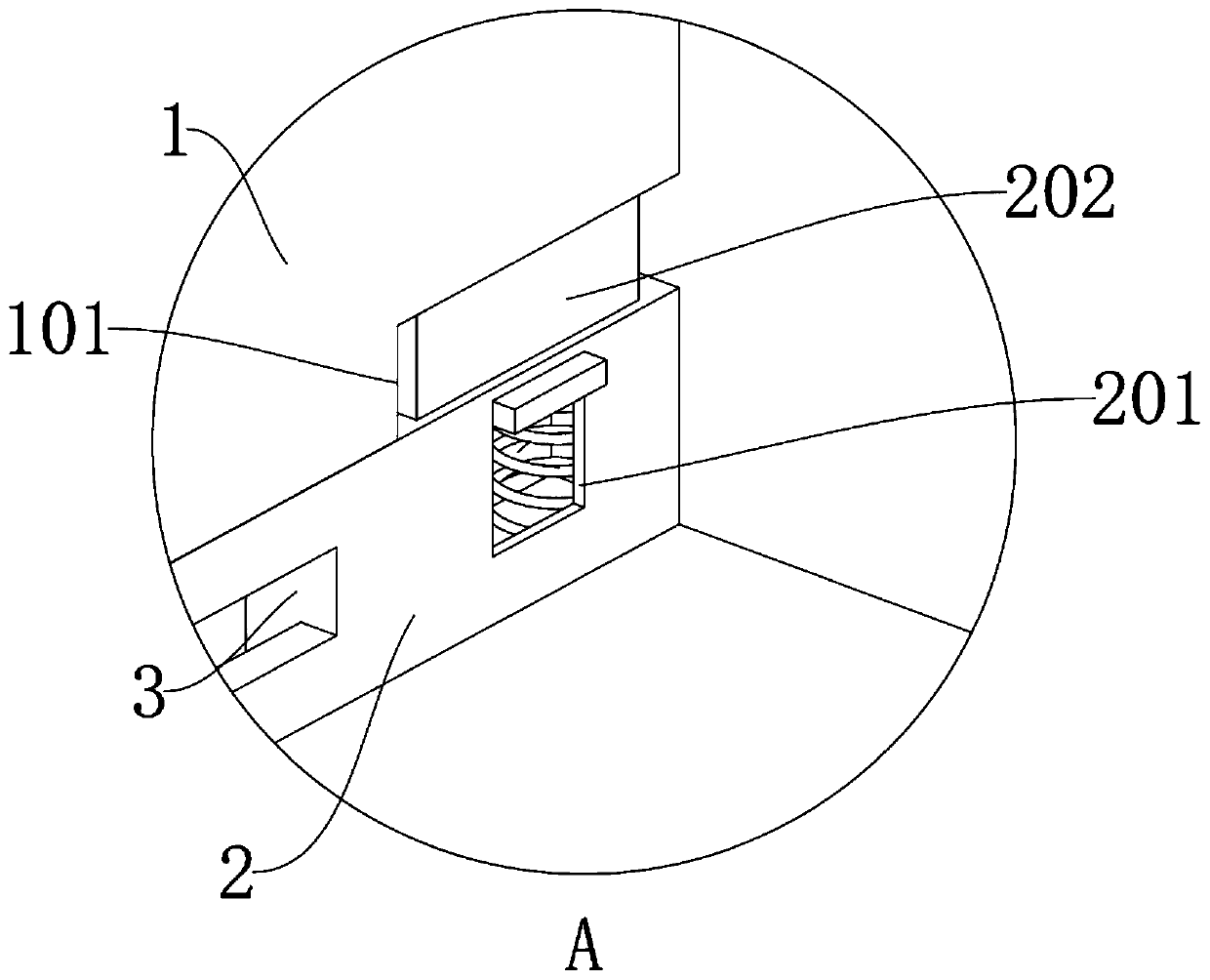 Detachable winding device used in power distribution cabinet