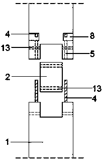 Reinforced fabricated beam-column connection joint