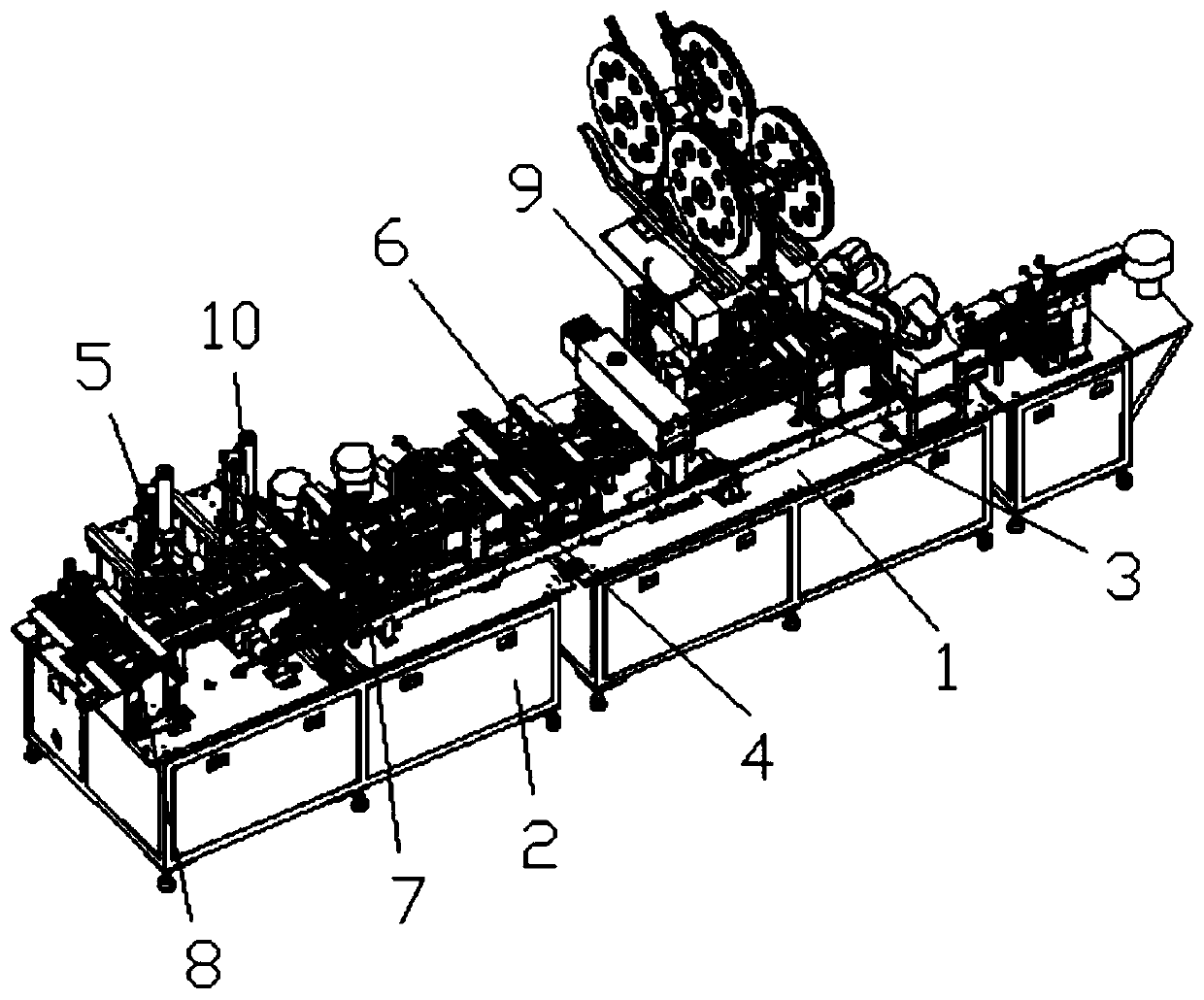 An automatic assembly riveting machine with usb interface