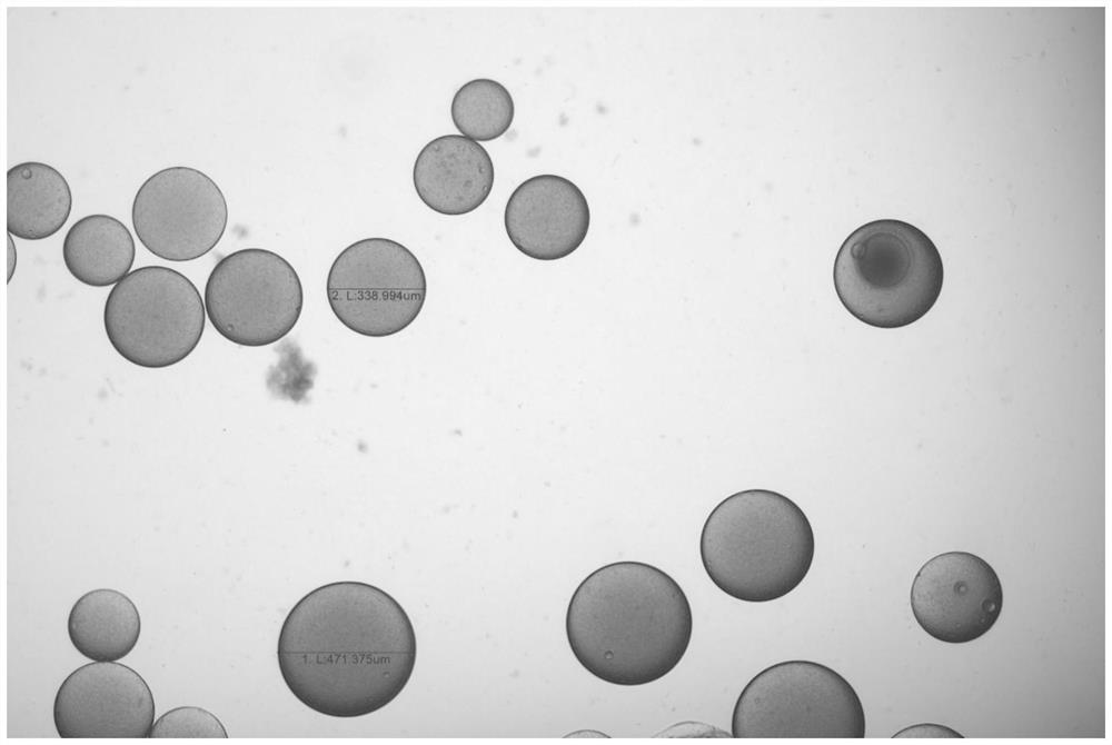 X-ray developing molecule, drug-loaded embolism microsphere and preparation method of drug-loaded embolism microsphere