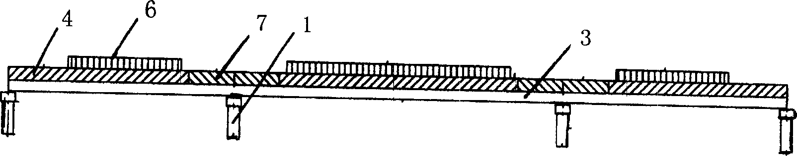 Method for anti-cracking in hogging moment area of steel-concrete combined beam