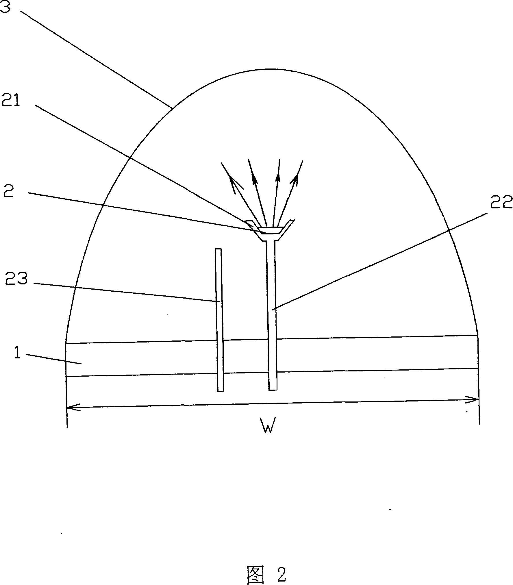 Packaging structure for luminescent device