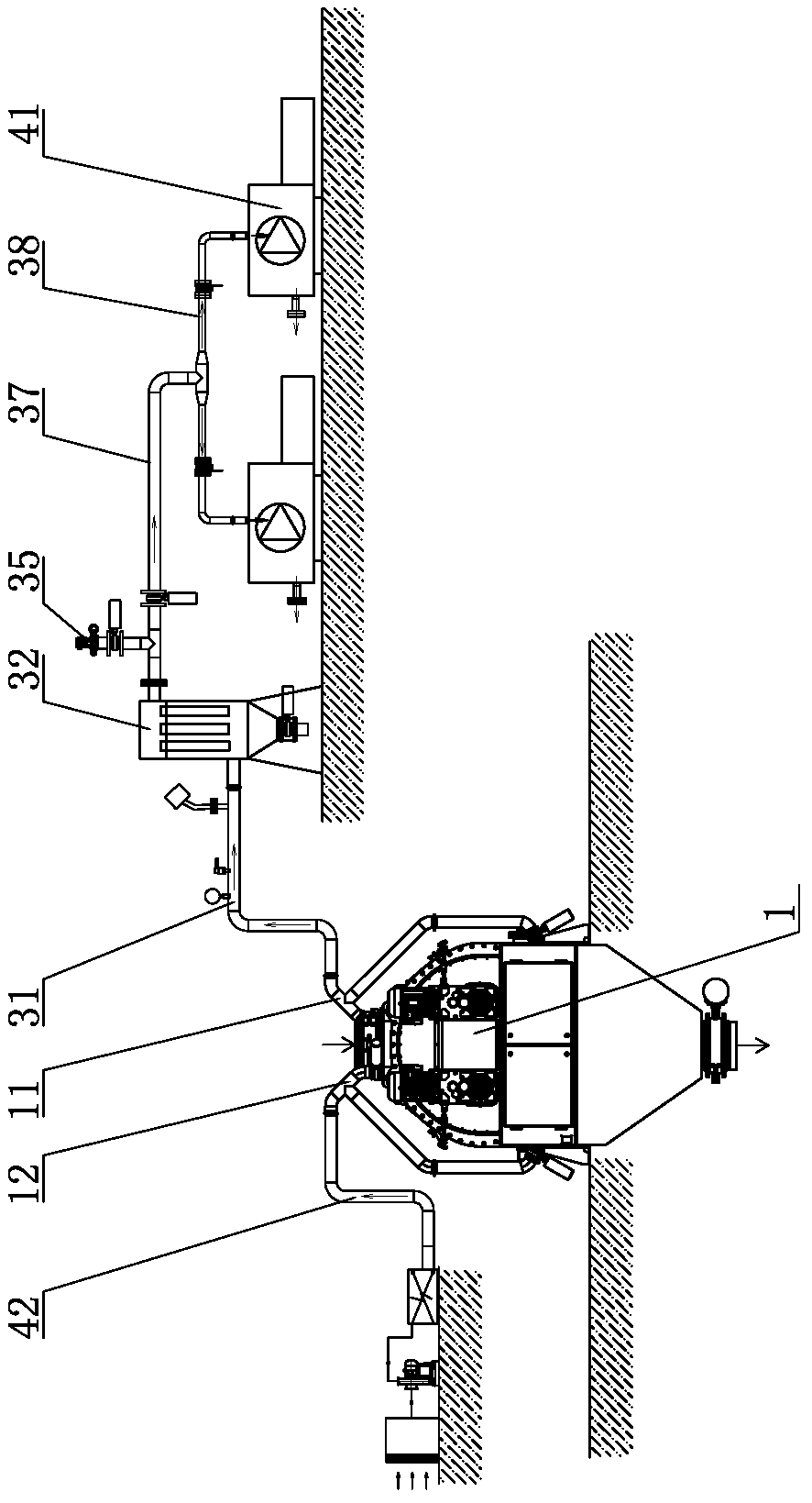 Automatic vacuum spraying system