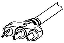 Folding plug and method of assembling the same