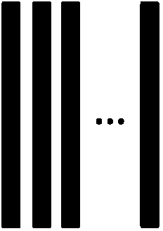 Large-capacity surface acoustic wave radio frequency tag