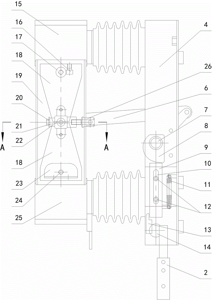 Heavy-current isolating switch cabinet for track traffic