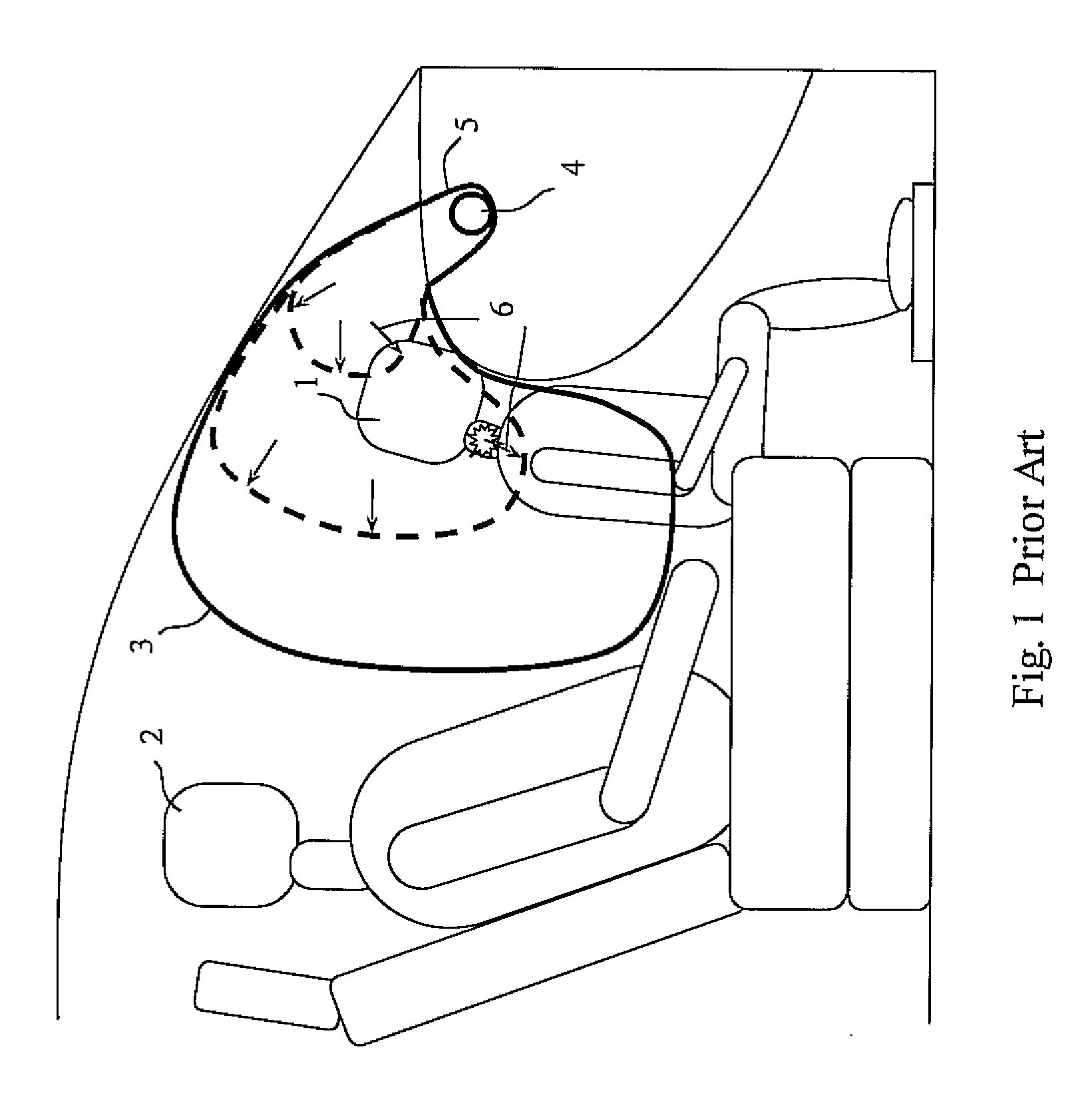 Low risk deployment passenger airbag system