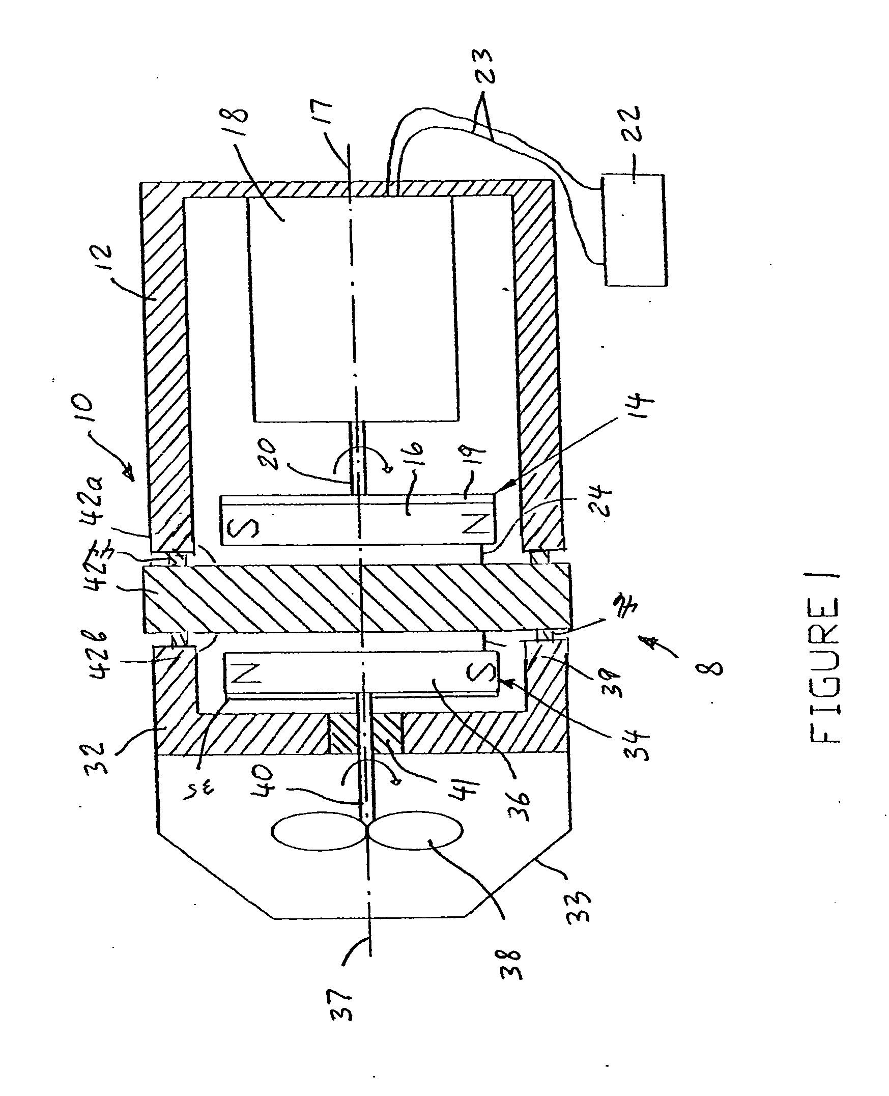 Bracketless magnetic pump