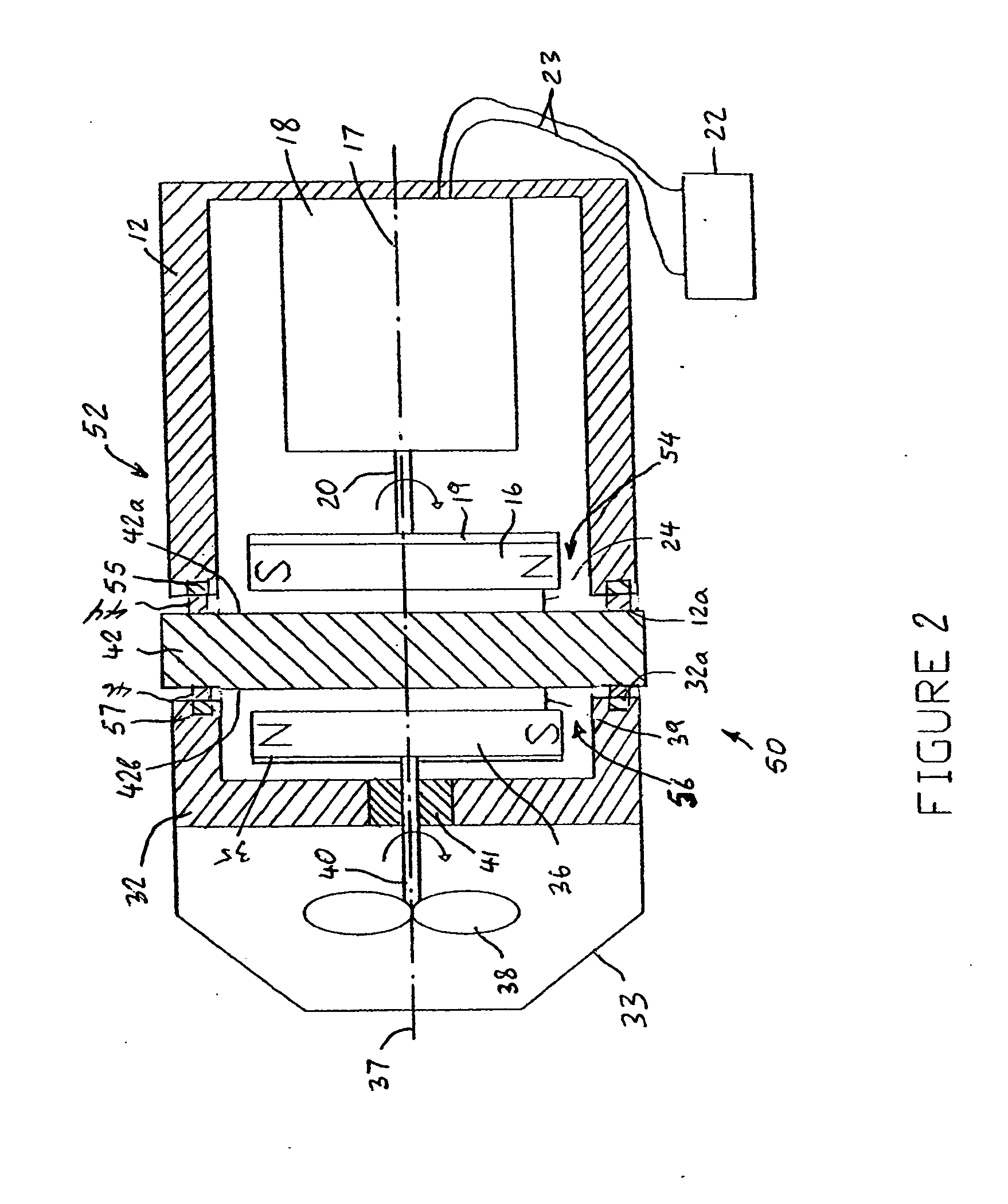 Bracketless magnetic pump