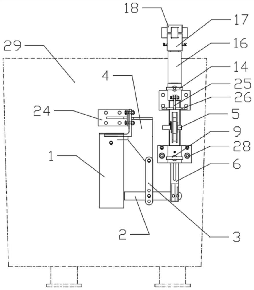 Automatically-controlled casting ladle plug rod opening and closing device