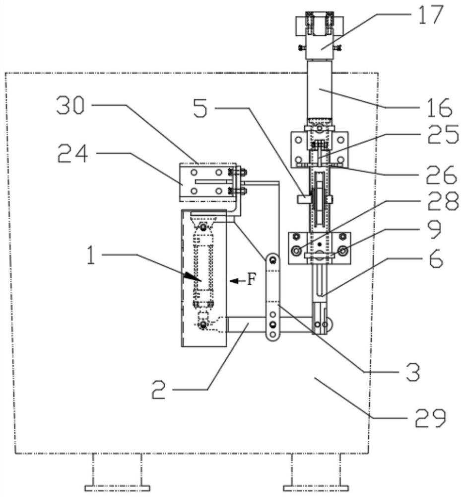 Automatically-controlled casting ladle plug rod opening and closing device