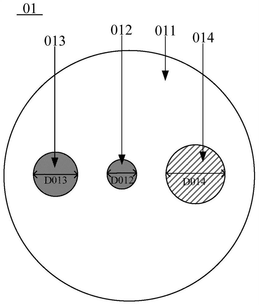 Chip transfer method, chip and target substrate