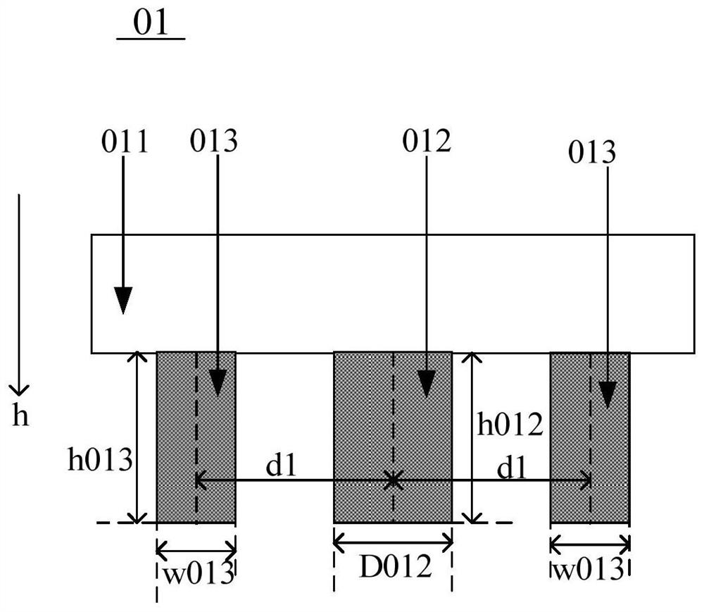 Chip transfer method, chip and target substrate