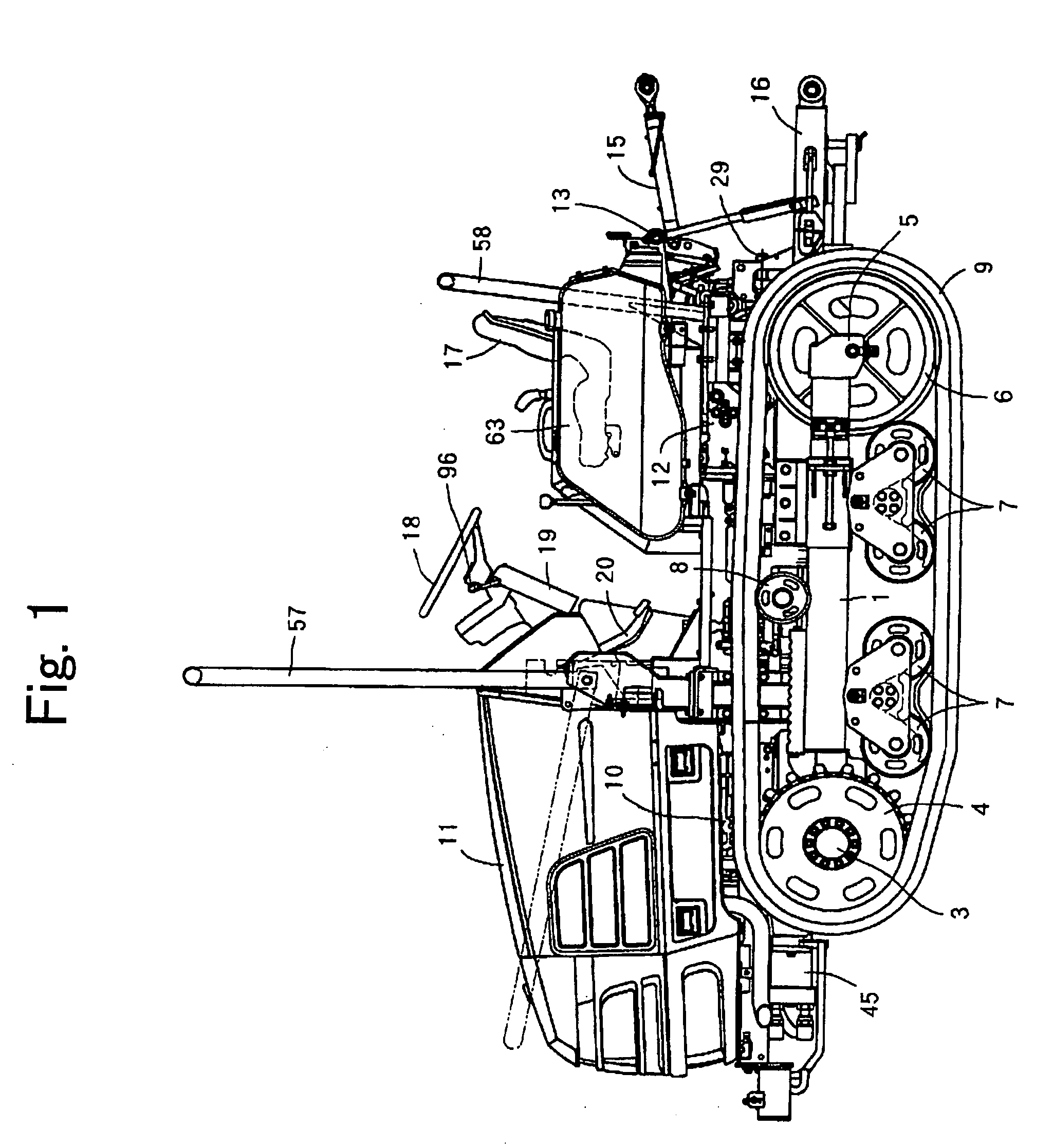 Crawler tractor