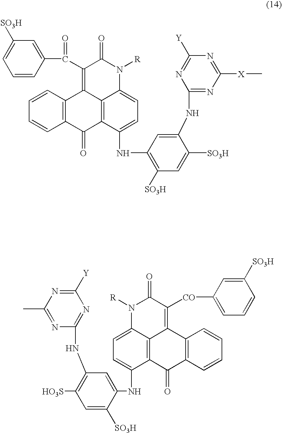 Anthrapyridone compounds, water-base magenta ink compositions and method of ink-jet recording