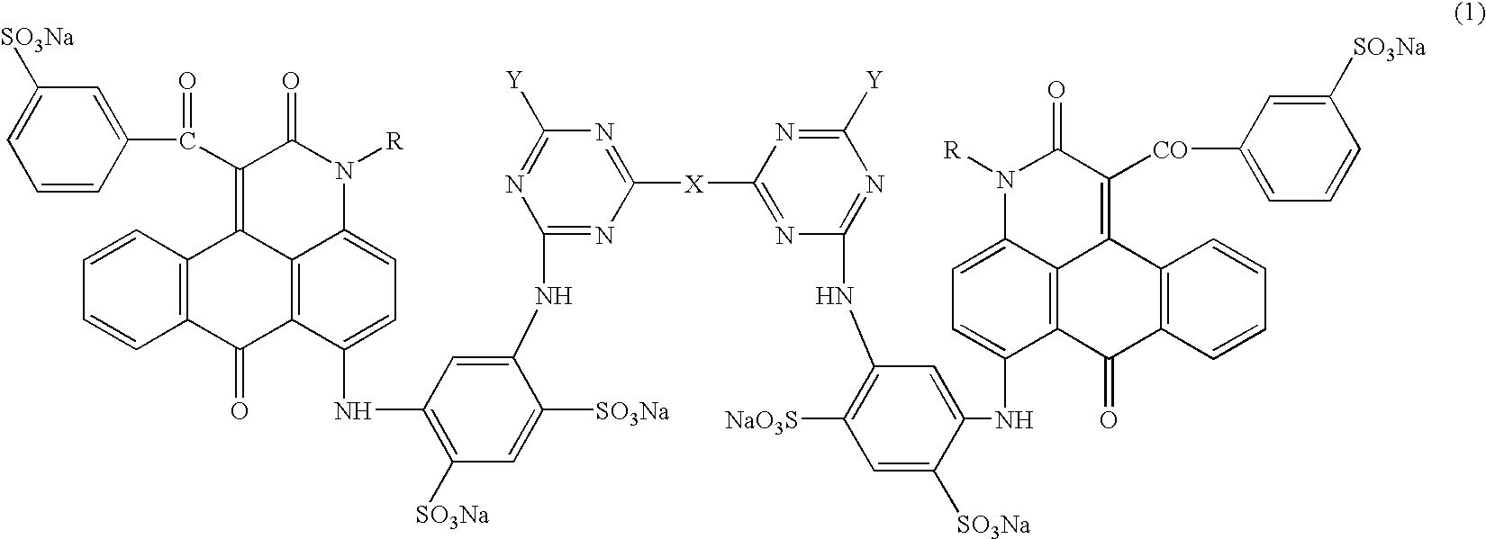 Anthrapyridone compounds, water-base magenta ink compositions and method of ink-jet recording