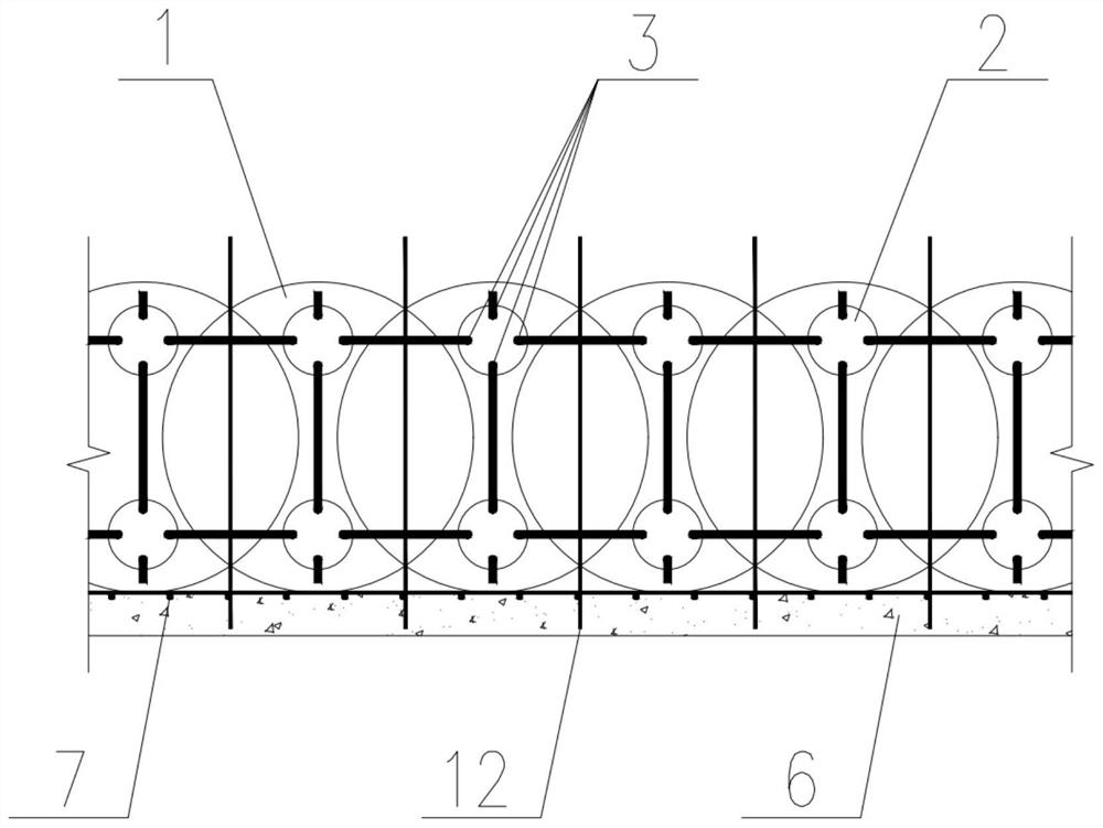 Steel flower tube pile enclosure structure suitable for upper-soft lower-hard stratum and construction method