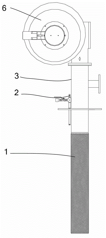 Metal fiber post-mixing type burner and boiler employing same